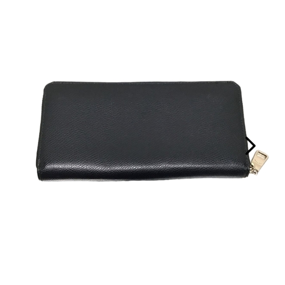 Coach Brown and Black Check Book Wallet Money Holder Gold and Black - Picture 2 of 6